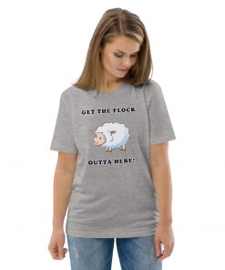 unisex organic cotton t shirt heather grey front 2 6279b30662491
