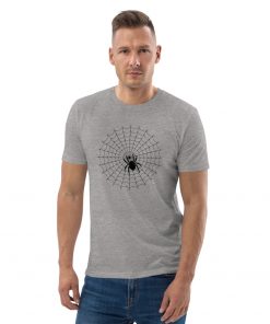 unisex organic cotton t shirt heather grey front 6287d2fab280c