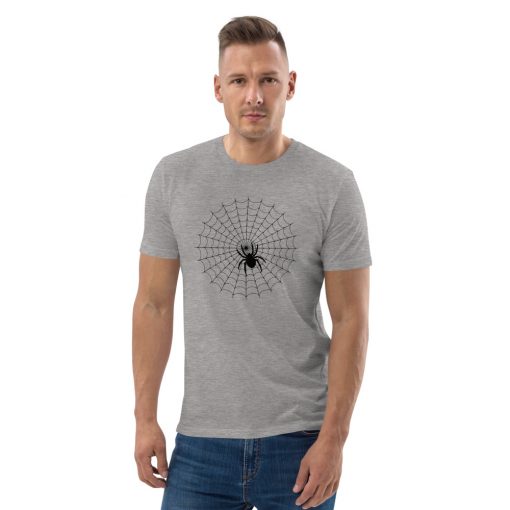 unisex organic cotton t shirt heather grey front 6287d2fab280c