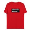unisex organic cotton t shirt red front 627191bea5191