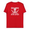 unisex organic cotton t shirt red front 6287b41b0d09f