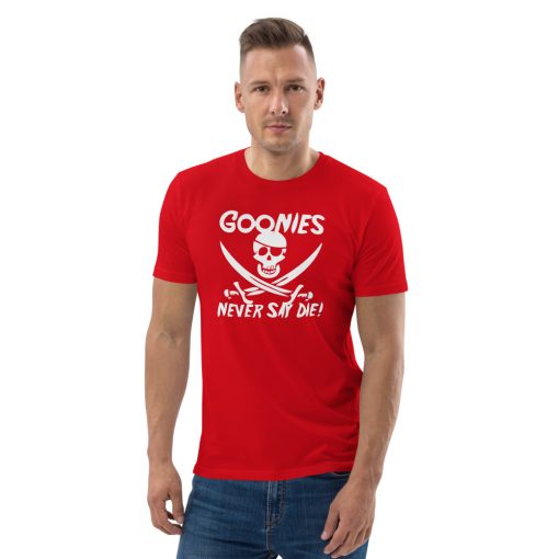 unisex organic cotton t shirt red front 6287b41b0d81c