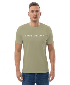 unisex organic cotton t shirt sage front 2 627155b1829ce