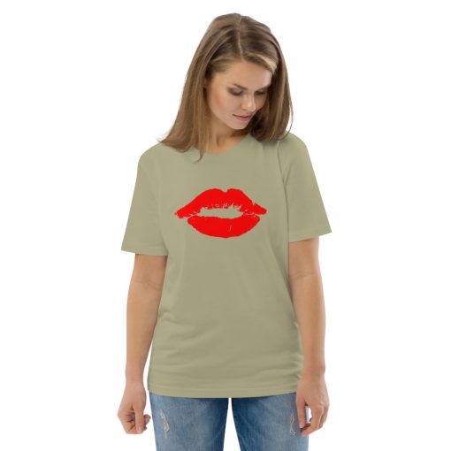 unisex organic cotton t shirt sage front 2 628b95084722d