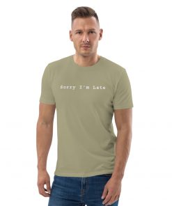 unisex organic cotton t shirt sage front 627155b183064