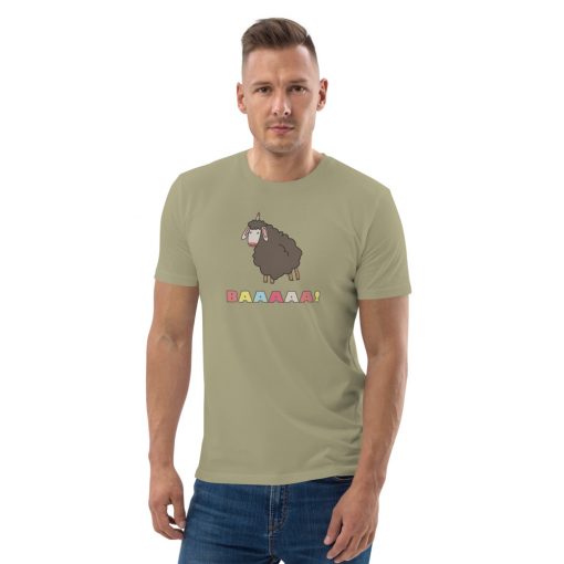 unisex organic cotton t shirt sage front 62745fa497eed