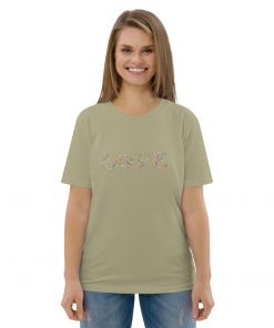 unisex organic cotton t shirt sage front 6275a24f46015