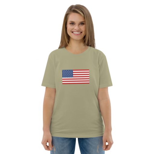 unisex organic cotton t shirt sage front 6279a4088f70f