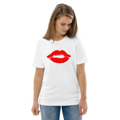 unisex organic cotton t shirt white front 2 628b95085916e