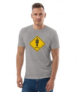 unisex organic cotton t shirt heather grey front 62b3385b2b053