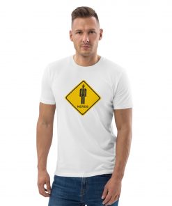 unisex organic cotton t shirt white front 62b3385b31844