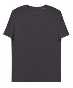 unisex organic cotton t shirt anthracite front 62d56d99c3d51