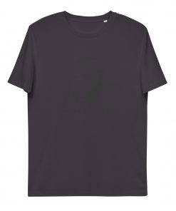 unisex organic cotton t shirt anthracite front 62d571f215edb