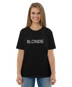 unisex organic cotton t shirt black front 62c07fd08c5bd