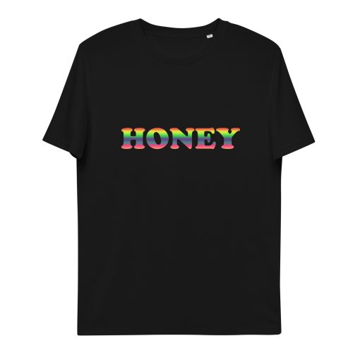 Honey Rainbow Print - Unisex organic cotton t-shirt