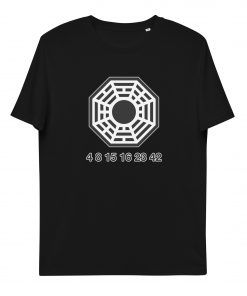 unisex organic cotton t shirt black front 62c21bdd2d020