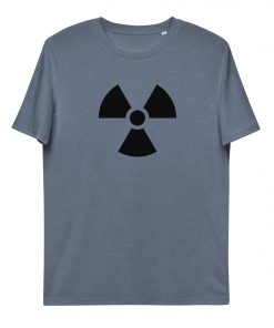 unisex organic cotton t shirt dark heather blue front 62d5a7a2c0761