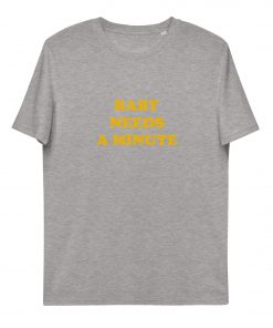 unisex organic cotton t shirt heather grey front 62c0b02fb8d18