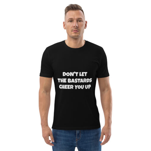 unisex organic cotton t shirt black front 2 65f3b0cf563c3