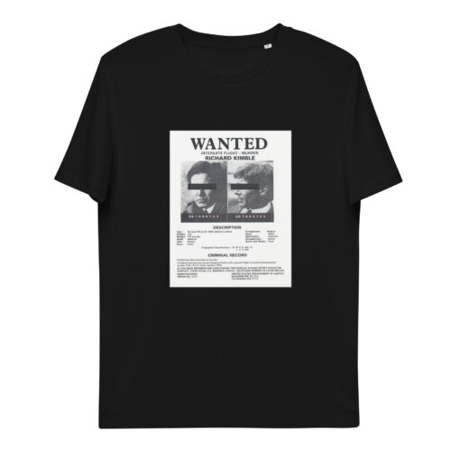 unisex organic cotton t shirt black front 65f1c4f3997b8