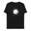 unisex organic cotton t shirt black front 65f83ea883410
