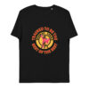 unisex organic cotton t shirt black front 65f865825a153