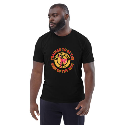 unisex organic cotton t shirt black front 65f865825c52c