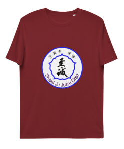 unisex organic cotton t shirt burgundy front 65f5d76a66025