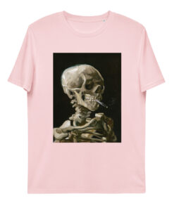 unisex organic cotton t shirt cotton pink front 65f382d48af15