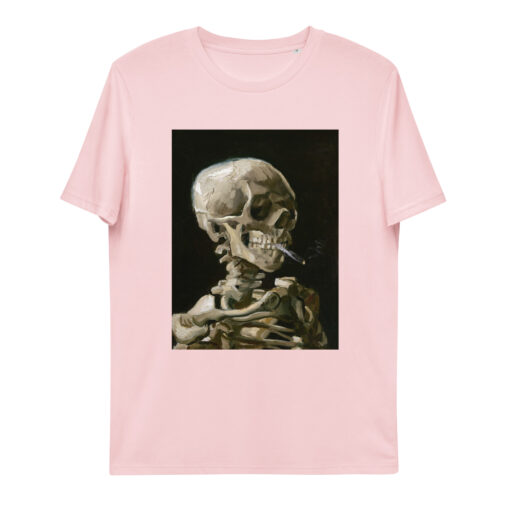 unisex organic cotton t shirt cotton pink front 65f382d48af15