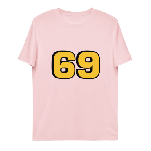 unisex organic cotton t shirt cotton pink front 65f3a3de68cc0