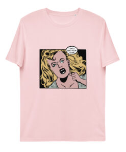unisex organic cotton t shirt cotton pink front 65f45cf03a1a2