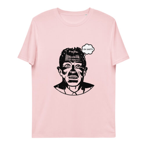 unisex organic cotton t shirt cotton pink front 65f5c9b250a20