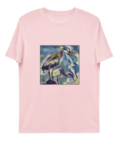 unisex organic cotton t shirt cotton pink front 65f5fd822007f