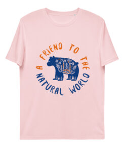 unisex organic cotton t shirt cotton pink front 65f84ddceb73f