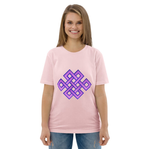 unisex organic cotton t shirt cotton pink front 65f85d425d3fc