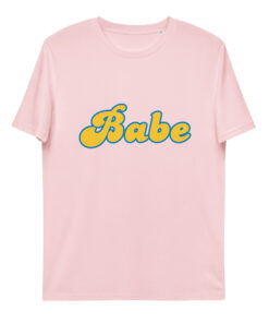 unisex organic cotton t shirt cotton pink front 65f8d8b0f073b
