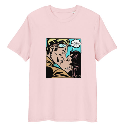 unisex organic cotton t shirt cotton pink front 65f9b8bd4a70a
