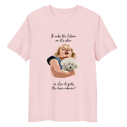 unisex organic cotton t shirt cotton pink front 65fa075fab7a6