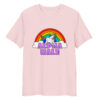 unisex organic cotton t shirt cotton pink front 65fb77dc054e0