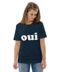 unisex organic cotton t shirt french navy front 2 66061832d6827