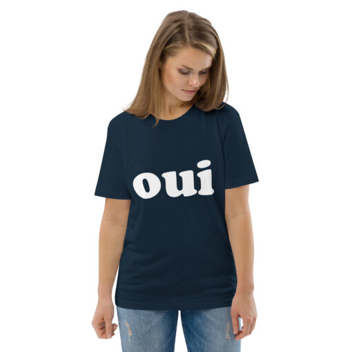 unisex organic cotton t shirt french navy front 2 66061832d6827