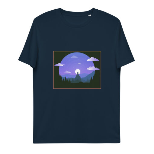 Look Out Tower - Unisex organic cotton t-shirt - Image 4