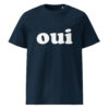 unisex organic cotton t shirt french navy front 66061832d386b