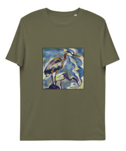 unisex organic cotton t shirt khaki front 65f5fd8210249