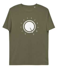 unisex organic cotton t shirt khaki front 65f83ea89db01
