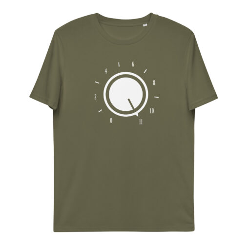unisex organic cotton t shirt khaki front 65f83ea89db01