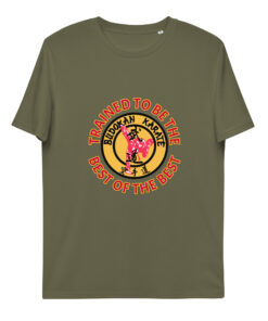 unisex organic cotton t shirt khaki front 65f865826a222