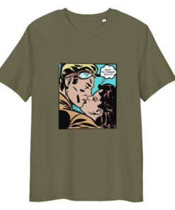 unisex organic cotton t shirt khaki front 65f9b8bd4273a