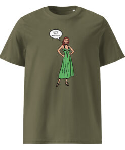 unisex organic cotton t shirt khaki front 65fc3bd722b5d